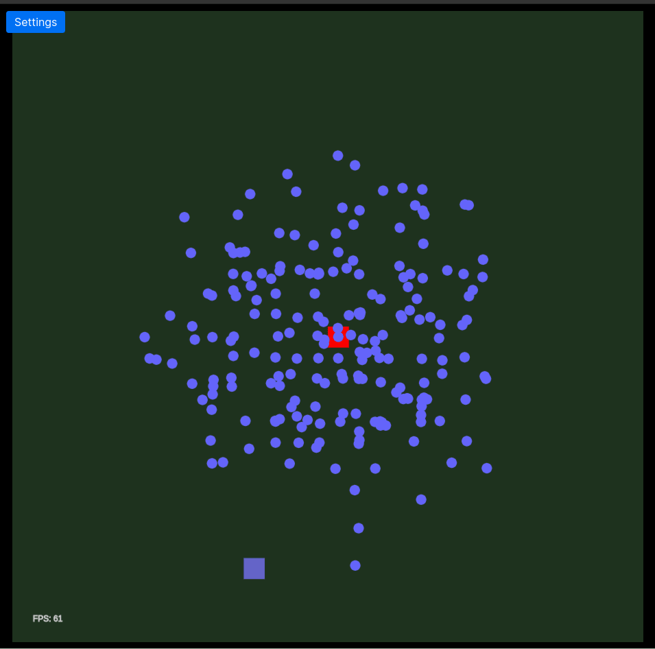 Ants colony algorithm visualization - The stuff I do