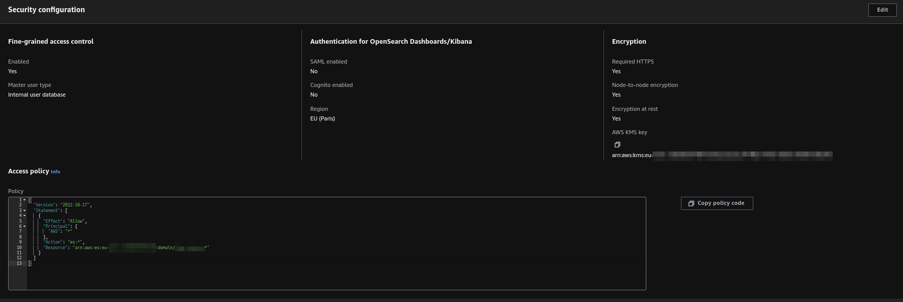 Setup screen 5