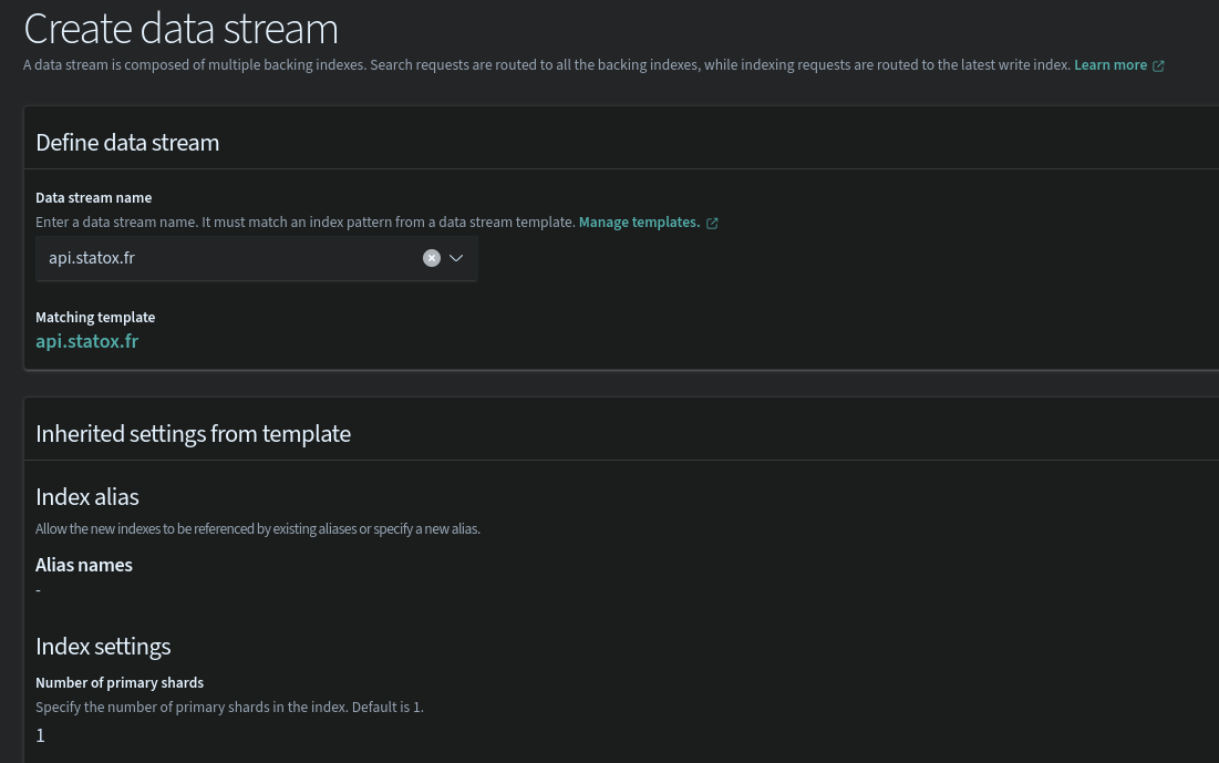 Data stream 1
